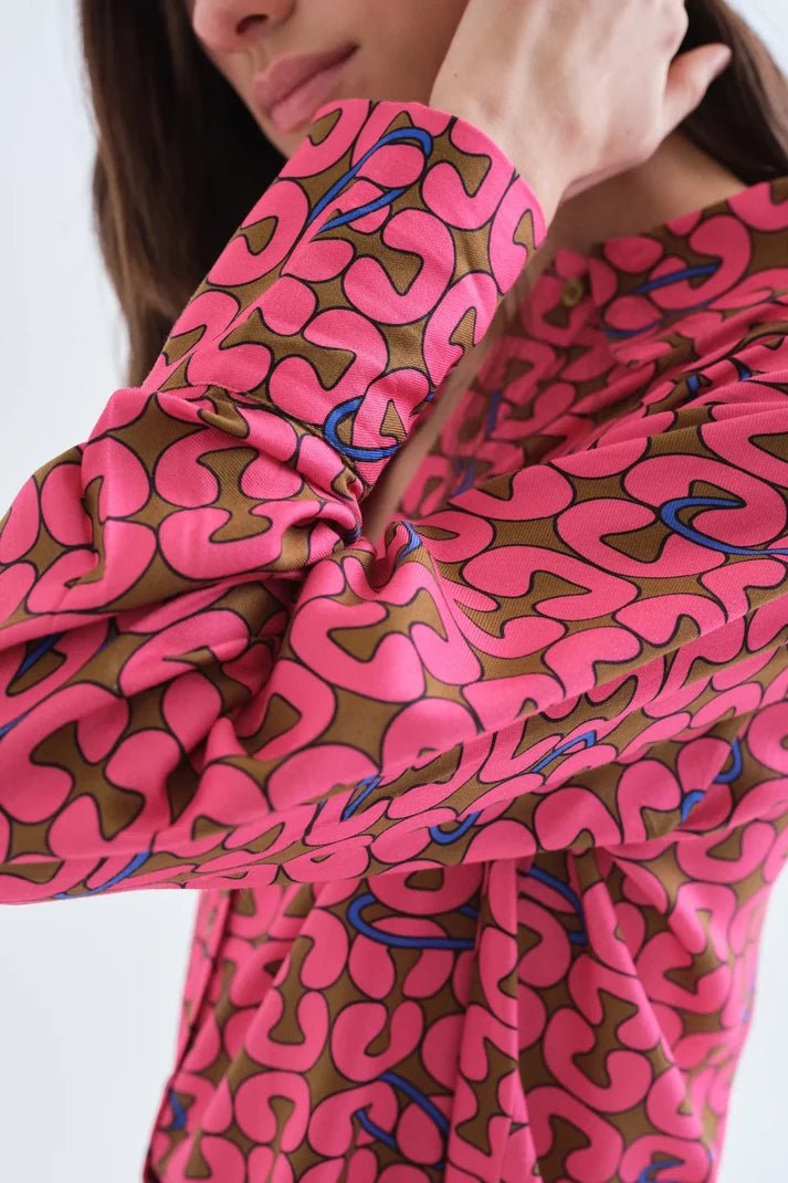 Camicia con stampa Catena