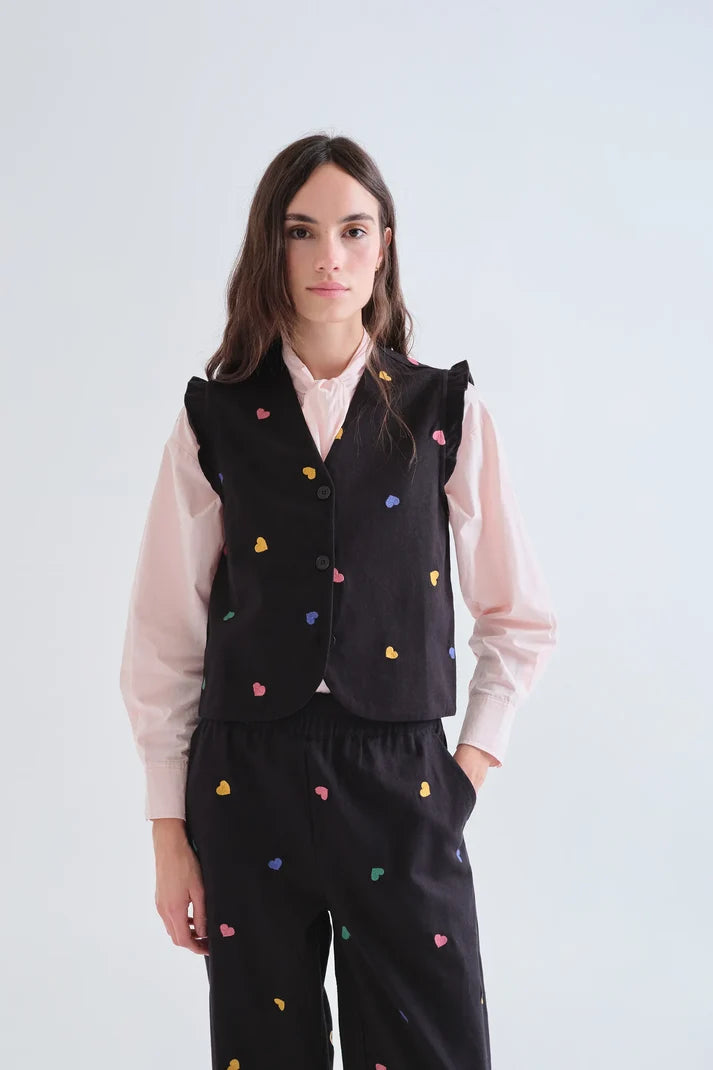 Gilet con stampa Candy