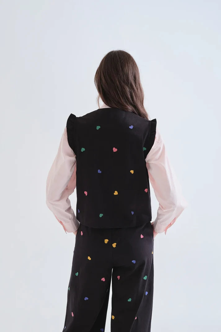 Gilet con stampa Candy