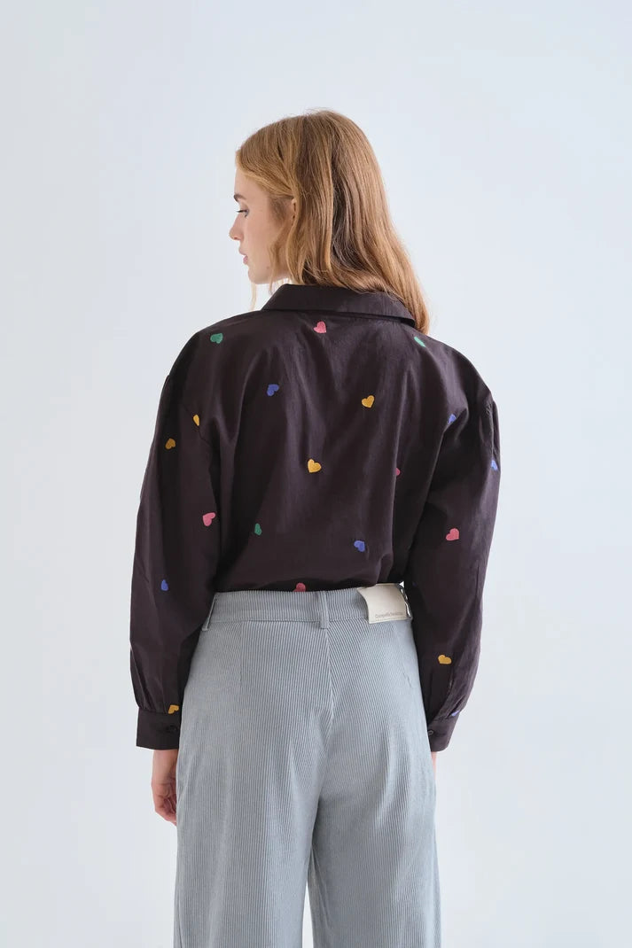 Camicia 100% cotone con stampa Candy