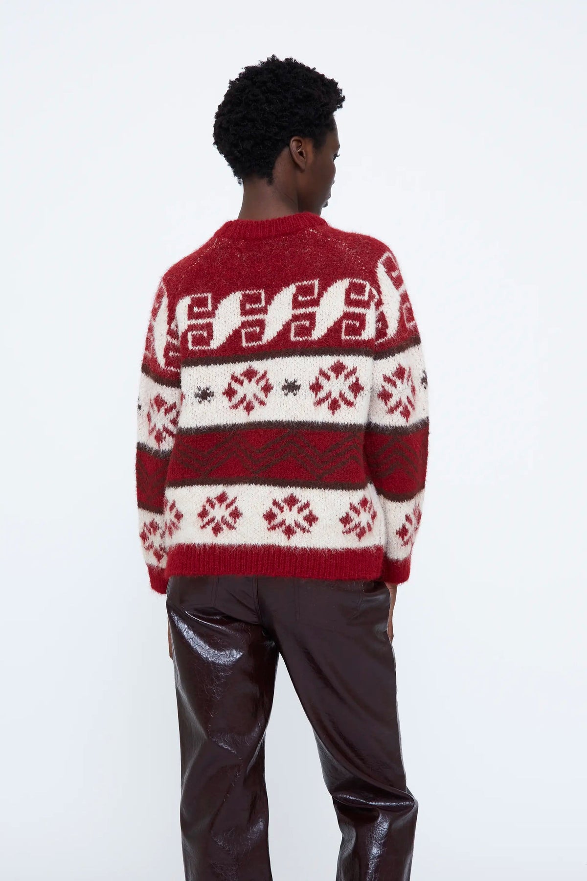 Maglione stampa Fair Isle
