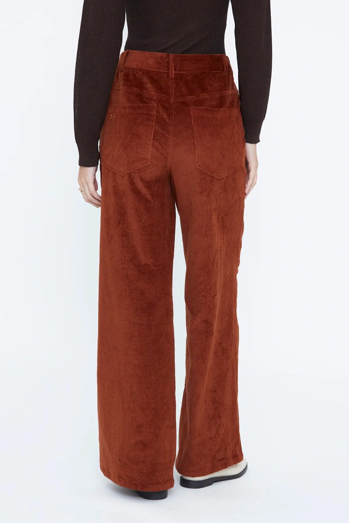 Pantaloni di velluto a coste marroni