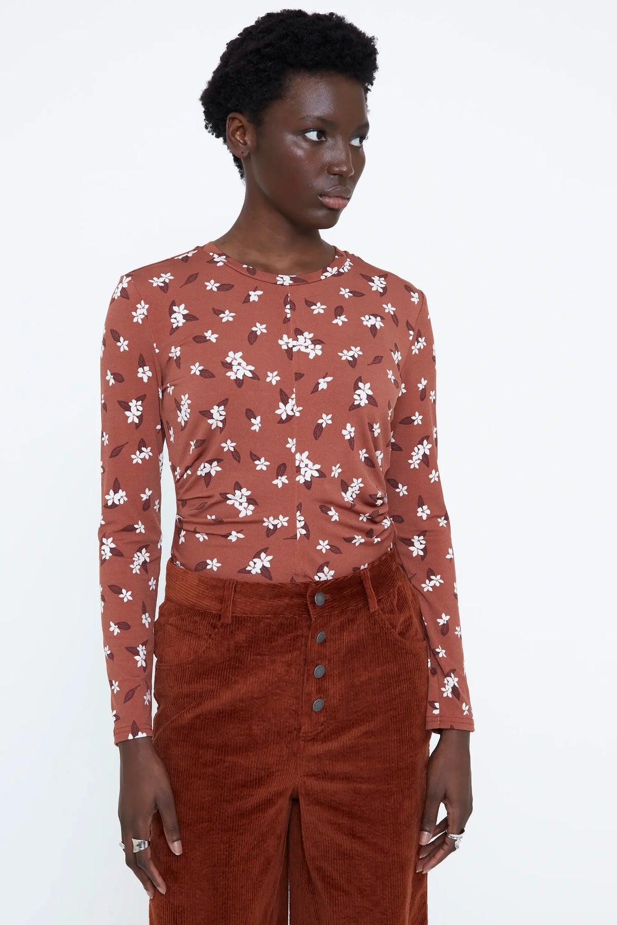 T-shirt con stampa Almond Flower