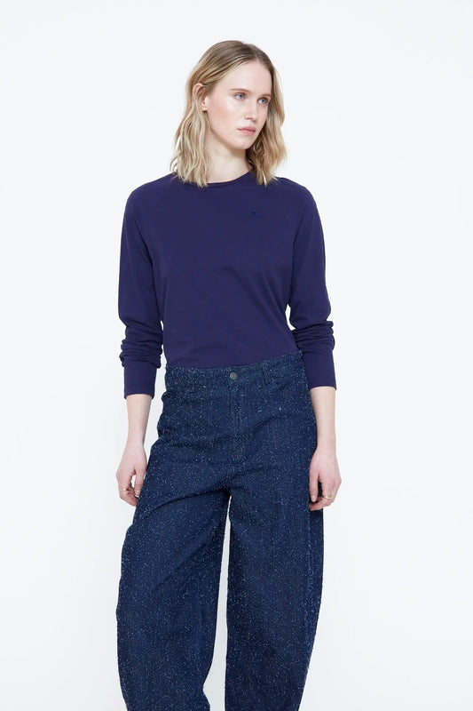 T-shirt 100% cotone blu navy "WP"