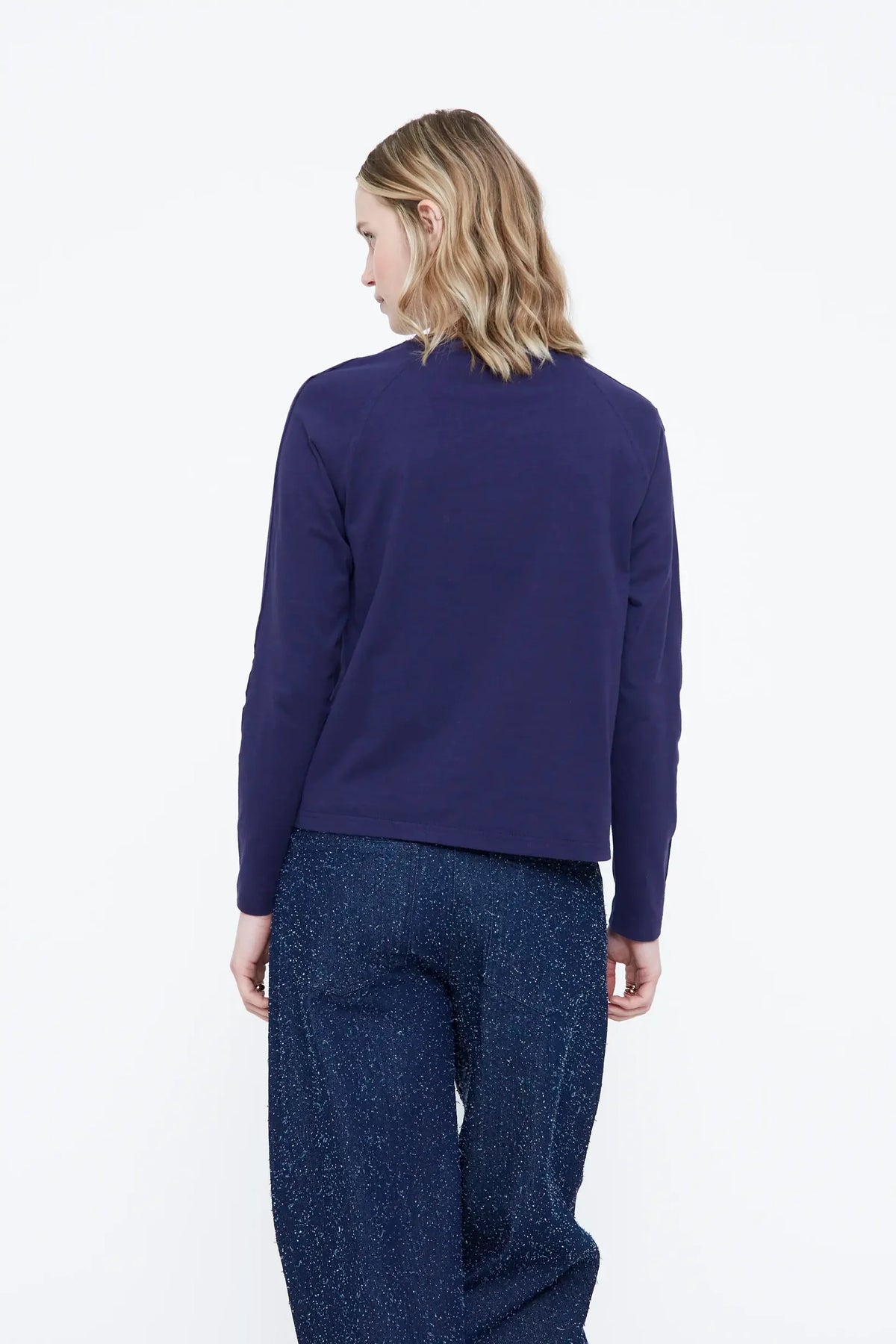 T-shirt 100% cotone blu navy "WP"