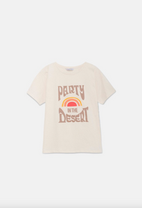 T-shirt di cotone "Party in the Dessert"
