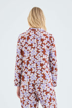 Carica l&#39;immagine nel visualizzatore di Gallery, Camicia fluida a maniche lunghe con stampa floreale
