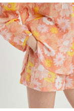 Carica l&#39;immagine nel visualizzatore di Gallery, Camicia oversize a maniche lunghe con fantasia floreale
