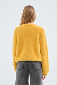 Maglia con texture gialla