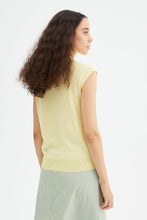 Carica l&#39;immagine nel visualizzatore di Gallery, Modello oversize in maglia senza maniche giallo
