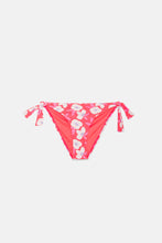 Carica l&#39;immagine nel visualizzatore di Gallery, Slip classico di un bikini con laccetto e fantasia floreale
