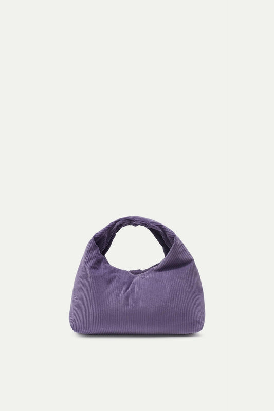 BORSA VIOLA IN VELLUTO A COSTE