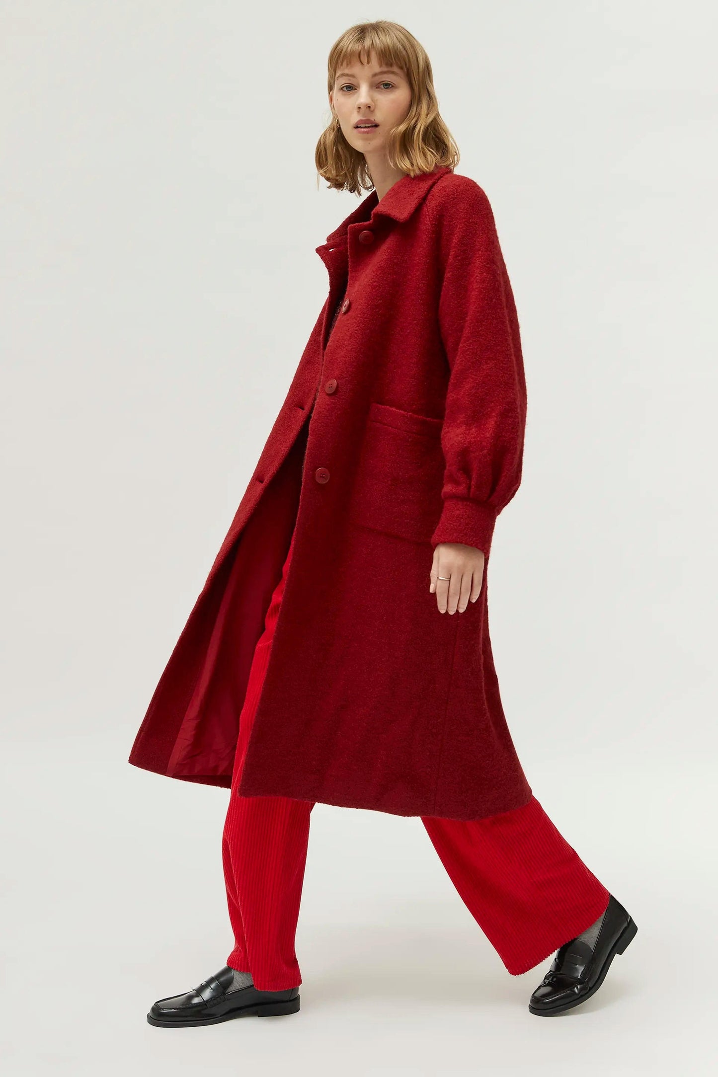 CAPPOTTO MIDI ROSSO