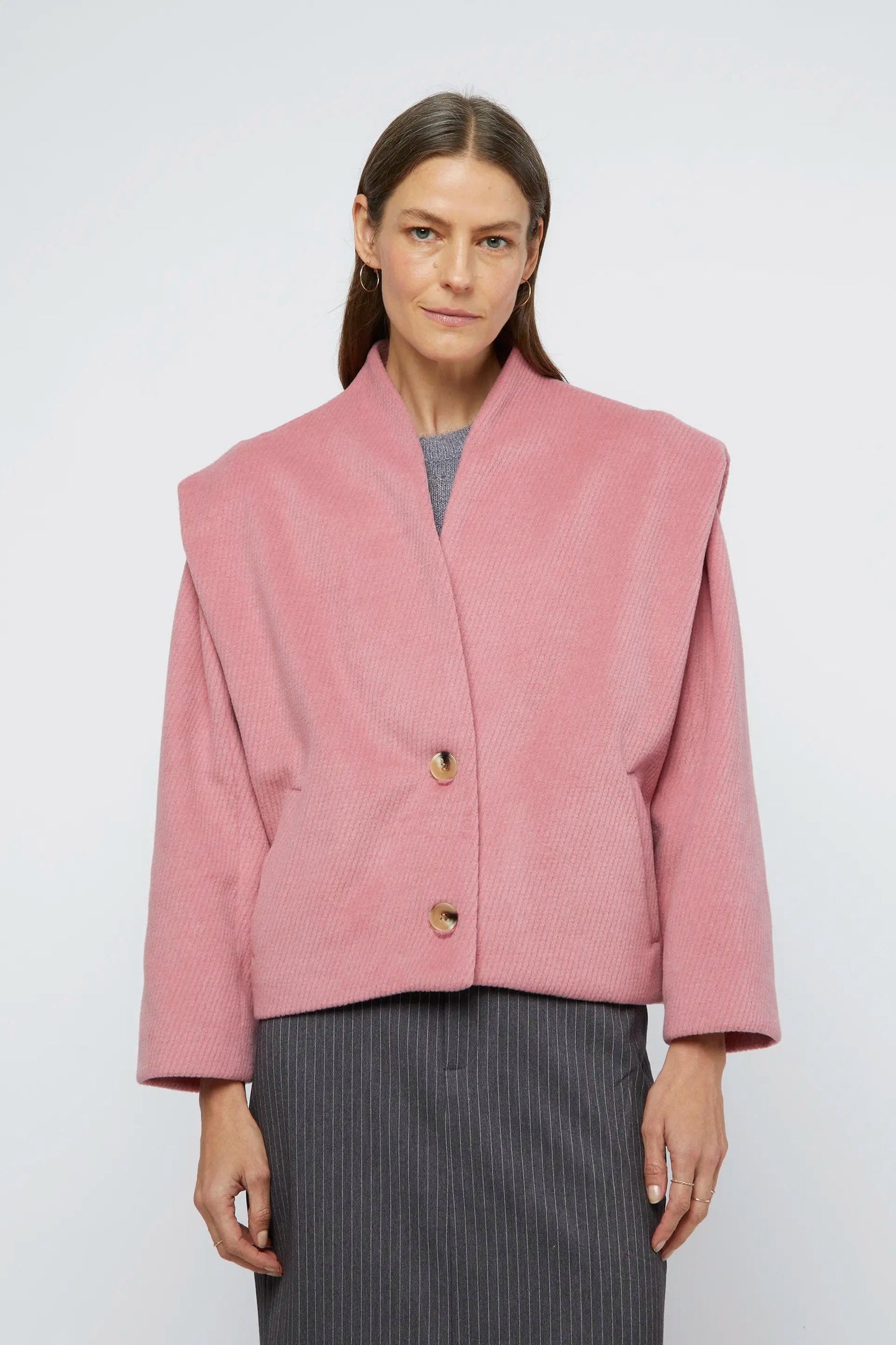 CAPPOTTO CORTO ROSA