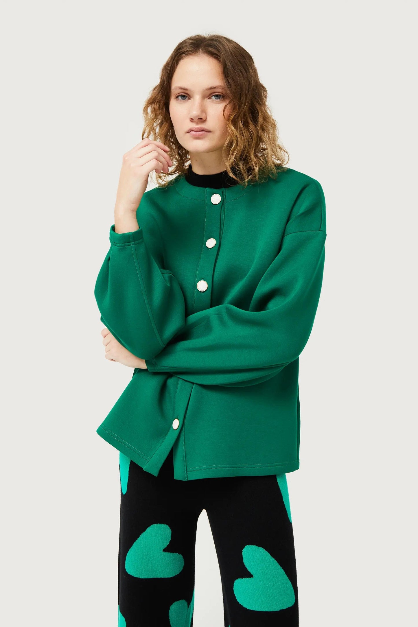 GIACCA VERDE IN NEOPRENE