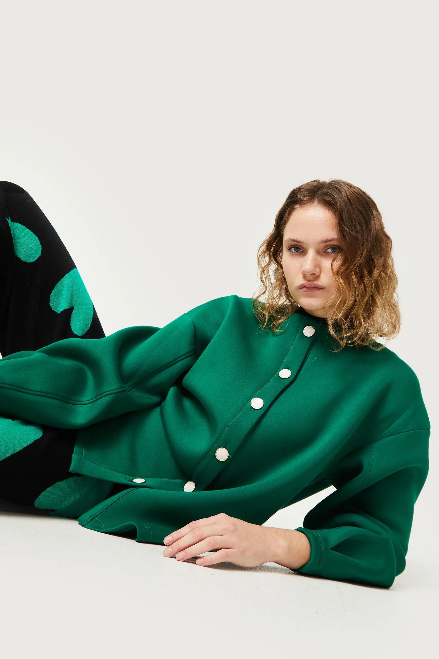 GIACCA VERDE IN NEOPRENE