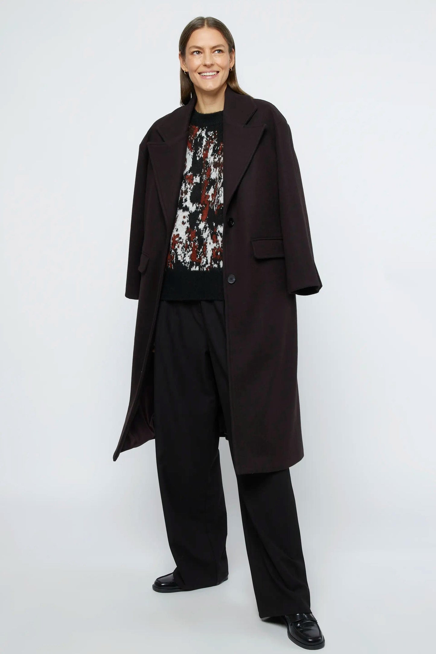 MAGLIONE JACQUARD CON STAMPA CAMOUFLAGE