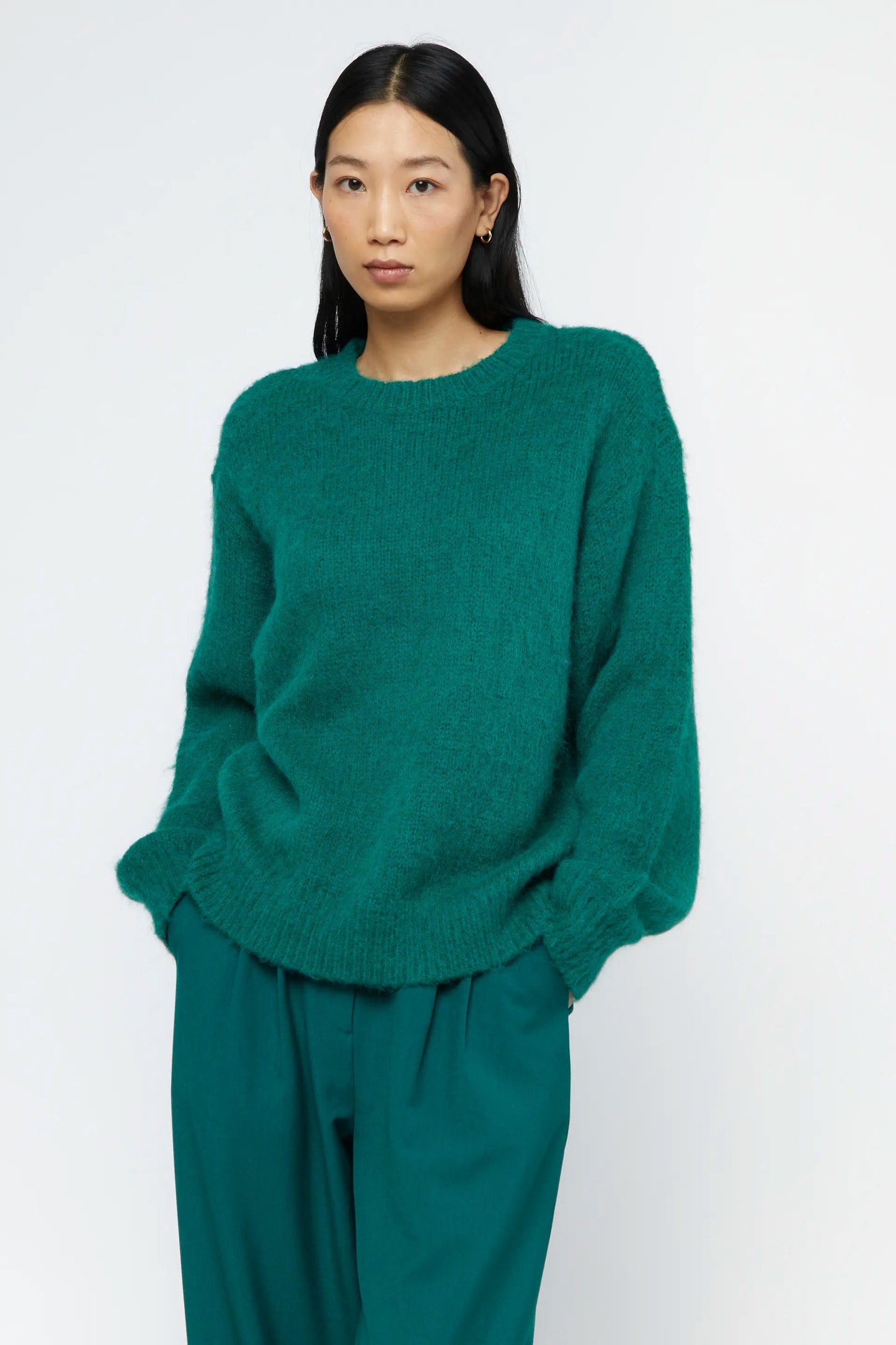 MAGLIONE VERDE IN MORBIDA MAGLIA