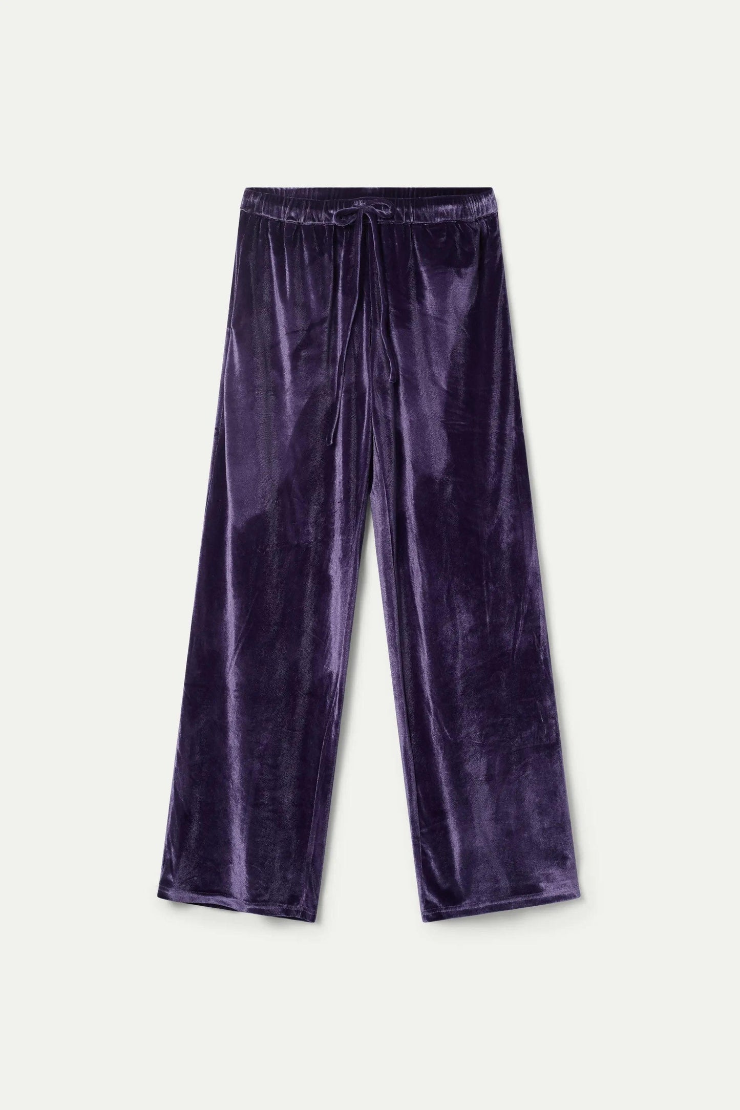 PANTALONE VIOLA IN VELLUTO