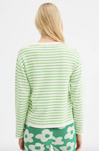 Carica l&#39;immagine nel visualizzatore di Gallery, Modello basic in maglia a righe verdi
